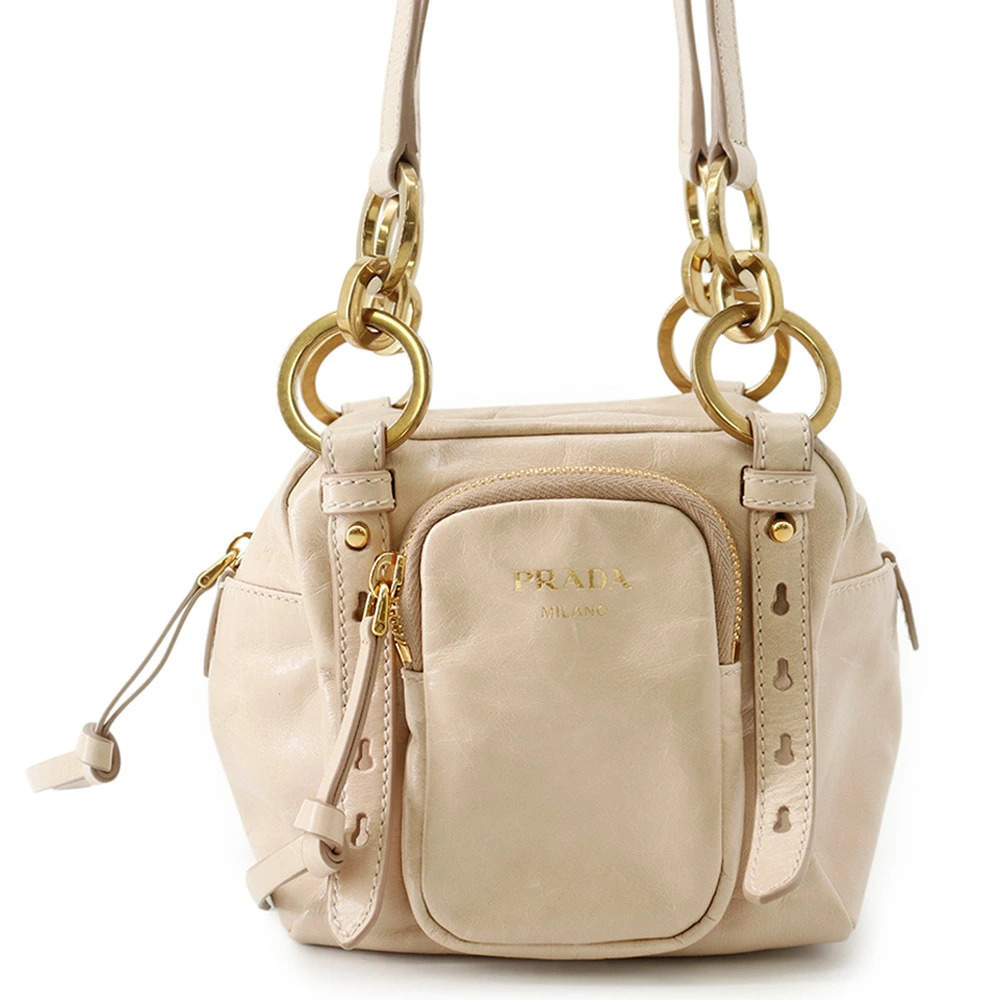 Prada Shoulder Bag Soft Lux Leather